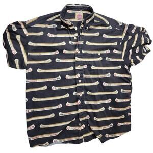 Barn Fly Shirt Medium Western Cowboy Button USA Southwestern Style Y2K Vintage